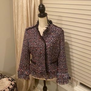 Beautiful tweed fringed jacket